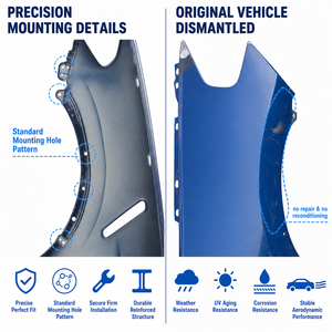 Para G08, OE 41007930972, Guardabarros Derecho, Serie X3, Fijación Directa, Sin Modificaciones, Panel <span class=keywords><strong>de</strong></span> Repuesto - Product Image 4