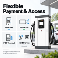 Station de recharge rapide DC modulaire pour véhicules électriques GB/T CCS1 CCS2 20kW-360kW OCPP RFID 4G Ethernet pour la recharge publique des flottes sur autoroute