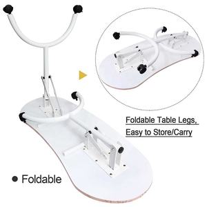 <span class=keywords><strong>Table</strong></span> de <span class=keywords><strong>manucure</strong></span> <span class=keywords><strong>pliante</strong></span>, rose, 1 pièce, avec sac, de massage des ongles, bon marché, équipement de salon professionnel, vente d'usine - Product Image 3