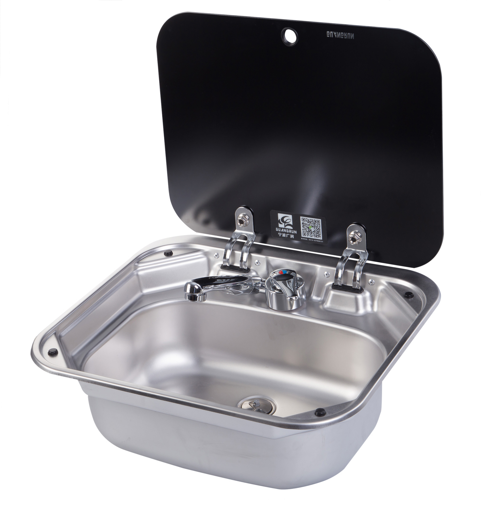 Lavello Per Camper Ovale In Acciaio Inox 304, Compatto E Antigraffio, Con Scarico Efficiente E Montaggio Facile – Ideale Per Roulotte E Barche