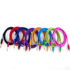 Kissure 1.8m tatsoul RCA jack machine à tatouer interface câble Clip cordon interrupteur crochet <span class=keywords><strong>ligne</strong></span> pour kit de Conversion alimentation - Product Image 2