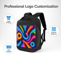 Mochila con Pantalla LED Programable por Aplicación Inteligente, Impermeable, P4, Pantalla Publicitaria para Interiores, para Promociones