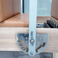 Mejor máquina de Pilates Reformer profesional multifuncional de madera, equipo de entrenamiento de núcleo telescópico de alta resistencia con resortes alemanes