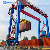 Grue à portique automatisée à pneus en caoutchouc RTG de Harbor Freight pour le levage de conteneurs
