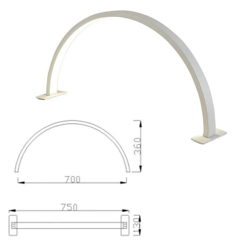 Blanc 75CM