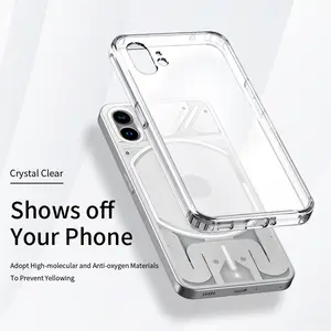 Factory Wholesale Original Quality Clear Acrylic Cell Phone Cover Shockproof Phone Case For Nothing Phone