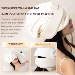 مدلك الرأس الكهربائي الذكي الأوتوماتيكي الجديد بالضغط الحراري، بكرة اهتزازية لتدليك العينين - Product Image 5