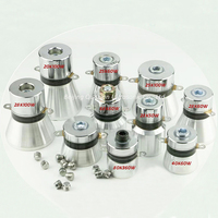 Transduser Pembersih Getar Ultrasonik 28KHz Pzt4 Modul Sensor Tahan Air 50W Mesin Pembersih Industri Aluminium Tahan Lama