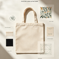 Sac fourre-tout personnalisé en gros avec logo, mignon, petit, écologique, réutilisable, couleur unie, avec poignées en corde
