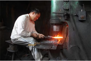 Martillo de aire pequeño, 55KG, martillo neumático de forja, martillo eléctrico de herrero a la venta - Product Image 5