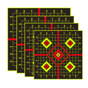 <span class=keywords><strong>Papier</strong></span> cible à grille haute contraste <span class=keywords><strong>de</strong></span> 6, 8, 10 et 12 pouces, ensemble d'entraînement <span class=keywords><strong>de</strong></span> précision, design cible diamant, pour entraînement <span class=keywords><strong>en</strong></span> extérieur et <span class=keywords><strong>en</strong></span> intérieur - Product Image 5