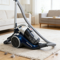 Aspirateur à main filaire AC de style moderne, haute puissance, avec moteur AC 700W/1400W et bac à poussière horizontal, pour le nettoyage quotidien de la maison