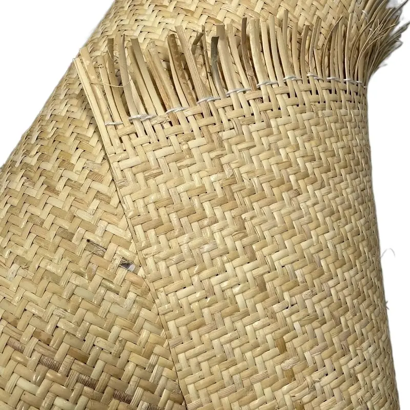 Top Kwaliteit Natuurlijke Mesh Rotan Riet Singels Roll Geweven Gebleekte Singels Cane Rotan Geweven Rotan Placemats Voor Meubels