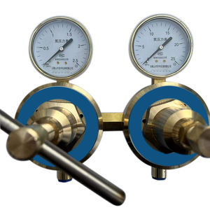 Régulateur de pression d'azote à deux étages YQJ-11, commande manuelle, double manomètre, vanne de réduction de pipeline - Product Image 1