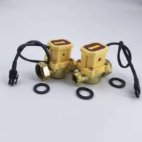 Interruptor de Flujo de Agua Ajustable de Aleación de Zinc con Rosca G1/2, 220V, Control Automático de Encendido/Apagado, Cable de Conexión, Bomba de Agua Doméstica