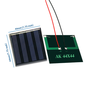 Multi-taille personnalisée 44x44mm mini panneaux solaires silicium polycristallin avec 2V époxy haute efficacité 44x44mm panneaux solaires" - Product Image 3