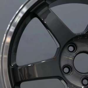 Nuevas Llantas de Aleación de Aluminio Forjado TE37 Ligeras para Carreras, de 17-22 Pulgadas, PCD Personalizado de 40 mm/30 mm para Autos Audi/Tesla - Product Image 4