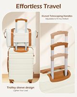 Ensemble de bagages 6 pièces en ABS et PC, fabrication sur mesure, valises rigides à roulettes pour voyage, modèle 2026