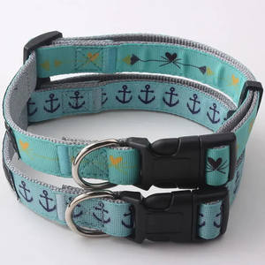 Collar de nailon suave para perros y gatos de la mejor calidad, bonito cachorro, Collar grande, mediano y pequeño para mascotas, pluma, diseño fuerte y cómodo con estampado de flores - Product Image 3