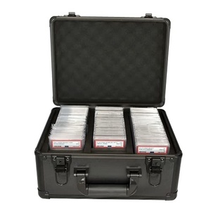 Étui de transport durable pour cartes de sport en aluminium avec roulettes, à prix avantageux, pour cartes gradées, idéal pour les soirées et les expositions - Product Image 1