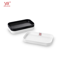 Plateau rectangulaire empilable 100% mélamine pour shabu-shabu