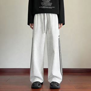 Regenbogen-Spray: Personalisierte Street-Style Loose Casual <span class=keywords><strong>Sweatpants</strong></span> für Herren – Gerade geschnittene Baggy Terry Jogginghose mit Seitenstreifen - Product Image 2