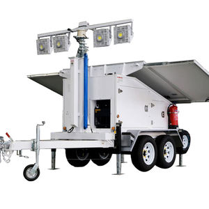 प्रीमियम गुणवत्ता वाले मोबाइल सौर प्रकाश टॉवर परेशानी मुक्त रखरखाव सौर मोबाइल लाइट टॉवर - Product Image 2