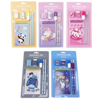 Creative Kids Unicorn Mini Juego de papelería Suministros de regreso a la escuela con lápices Borradores Cuadernos