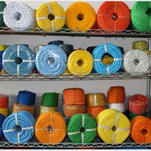 Corde en Nylon Polyester pour Agriculture, matériau vierge, corde en polyéthylène torsadé/corde pour utilisation en extérieur, corde d'emballage