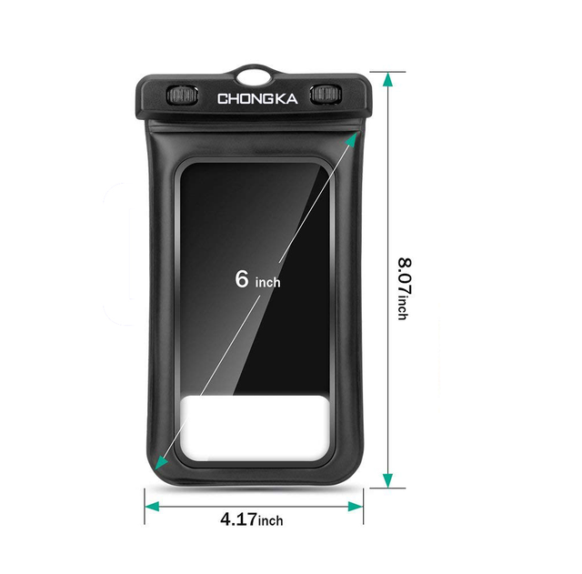 New Design IPX8 Waterproof Cellphone Pouch Universal TPU Floating Phone Pouch for Outdoor Sports