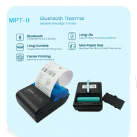Printer Resi POS Termal, Printer Portabel Mobile, Printer Termal Mini Portabel Android