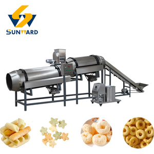 Extrusora de aperitivos inflados de maíz de 150 kg/h, máquina para fabricar aperitivos de maíz, bolas de queso, pellets, línea de producción de patatas fritas - Product Image 5
