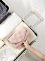 Organisateur de bijoux portable et pliable, pochette de rangement de voyage multi-compartiments pour boucles d'oreilles, bagues, colliers, cadeau pour femmes, OEM