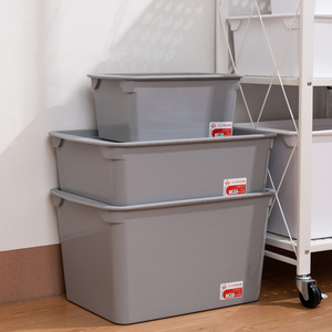 Plastic <b>Storage</b> Box With Lid Wheels <b>Stackable</b> Dustproof Organizer <b>Container</b> Odor-Free Large Capacity <b>Storage</b> Bin For Clothes Toy - Product Image 3