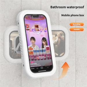 Étui de téléphone anti-buée et étanche OEM d'usine pour la <span class=keywords><strong>douche</strong></span>, la salle de bain, usage commercial pour hôtels, gymnases, studios de yoga, centres de villégiature, approvisionnement en gros - Product Image 2