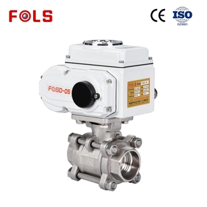 Venta al por mayor, suministro directo de fábrica: Válvula de bola de control de agua de 3 piezas DN65 12VDC con actuador de acero inoxidable 316 - Product Image 4