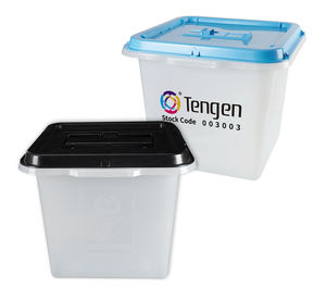 Venta al por mayor de urnas de seguridad general de plástico transparente de 43L para votación para una votación electoral segura - Product Image 2