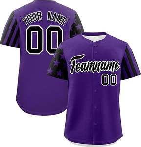 Tontons Factory logotipo personalizado nombre Jersey hombres a rayas uniforme de béisbol con nuevo diseño personalizado béisbol y softball desgaste - Product Image 5