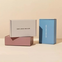 Boîte postale d'emballage de cadeau en carton ondulé de couleur personnalisée avec personnalisation