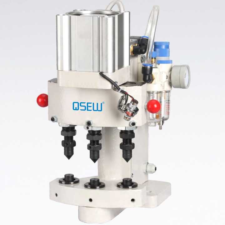 818 Snap Machine QS-818-3 Pneumatic Three Head All in One Snap Button Machine