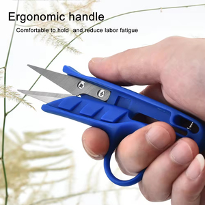 Ciseaux de taille miniatures bleus de haute qualité, coupe-fil en acier inoxydable, <span class=keywords><strong>sécateur</strong></span> pour bonsaï, <span class=keywords><strong>sécateur</strong></span> de jardin - Product Image 2