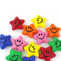 Balles anti-stress en mousse miniatures de 2 pouces, visage souriant, jouet de soulagement du stress pour les prix de carnaval scolaire