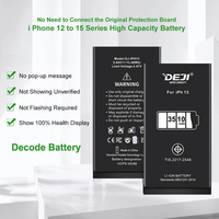 Batterie DEJI série batterie de Diagnostic de capacité Standard pour iphone 12Pro 12ProMax 13 13pro 13 Promax 13mini 14 14 Promax 15