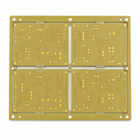 Circuit imprimé Rogers double face personnalisé 1,575 mm, blindage RF/EMI haute fréquence, finition de surface ENIG, cuivre 30 µm, 50x60 mm