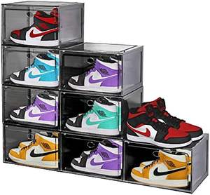 Caja de Zapatos Magnética Personalizada con Apertura Lateral, Control de Sonido, Apilable, con Luces LED y Función de Esterilización, Caja de Zapatos de Plástico con Luces LED - Product Image 1