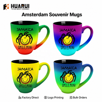 Mug à café en céramique personnalisé vintage Smile Mon Jamaica, souvenir de la Jamaïque, tasse Smile