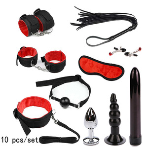 Sex toys, plush 7-10 <b>set</b> (8 pieces), SM handcuffs and shackles, adult products, cross-border exclusive sex toys. - Product Image 5