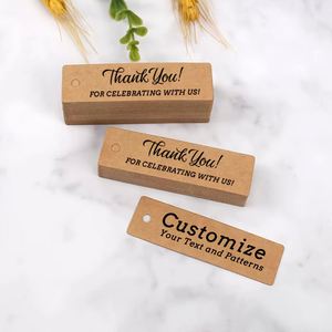 Etiquetas de Regalo Hechas a Mano Personalizadas |   Bellamente Decorado con Texto y Diseños Personalizables, Perfecto para Manualidades, Recuerdos de Fiesta - Product Image 1
