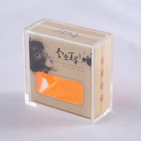 Petite boîte carrée en plastique transparent Boîte d'emballage alimentaire pour Cordyceps Ginseng Safran Herbs