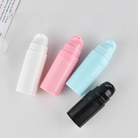 Nouvelle Offre Spéciale 15ml 10ml 5ml blanc bleu rose noir rond PP pompe cosmétique bouteille sans air en stock